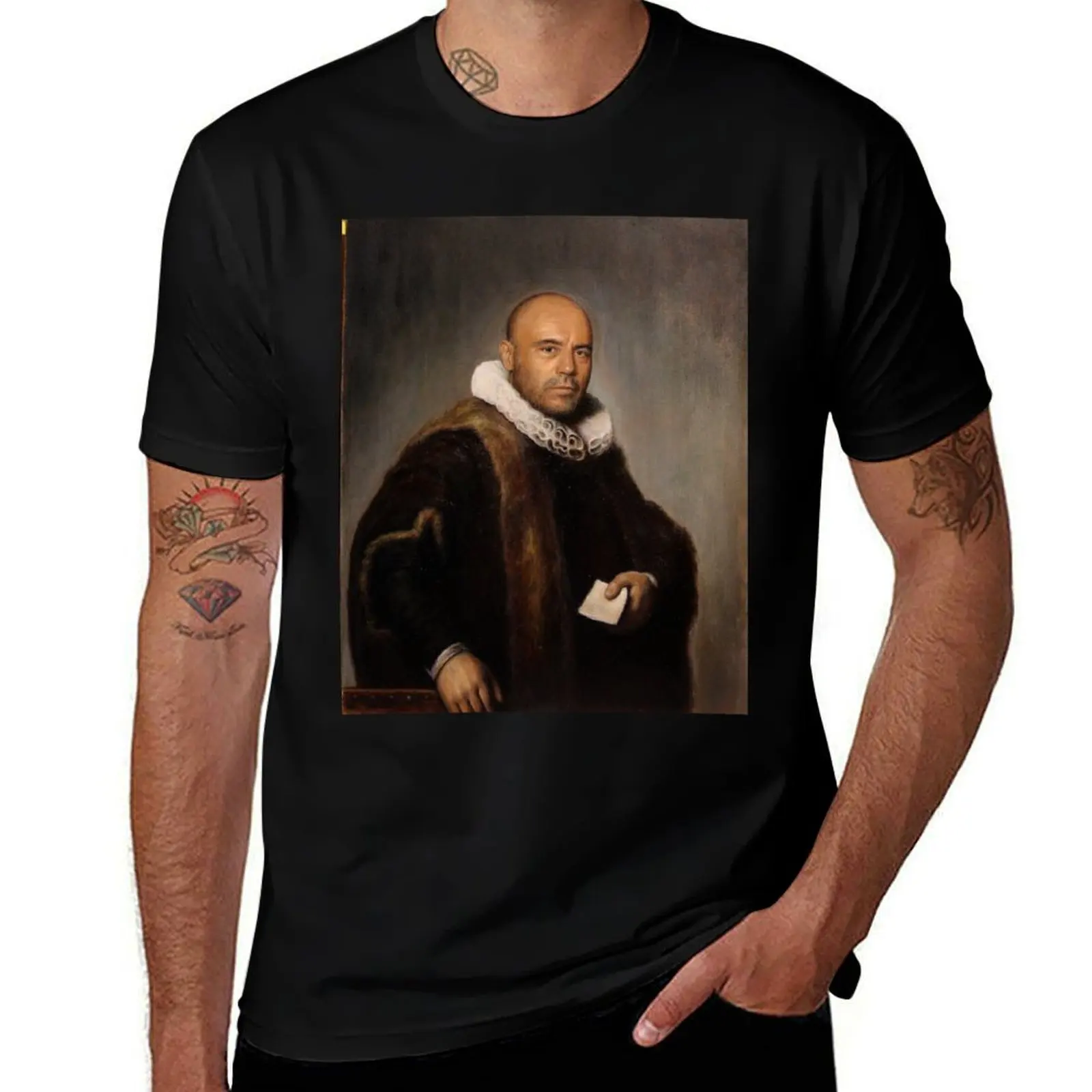 Joe Rogan T-Shirt Basic All Season Solid T-Shirt