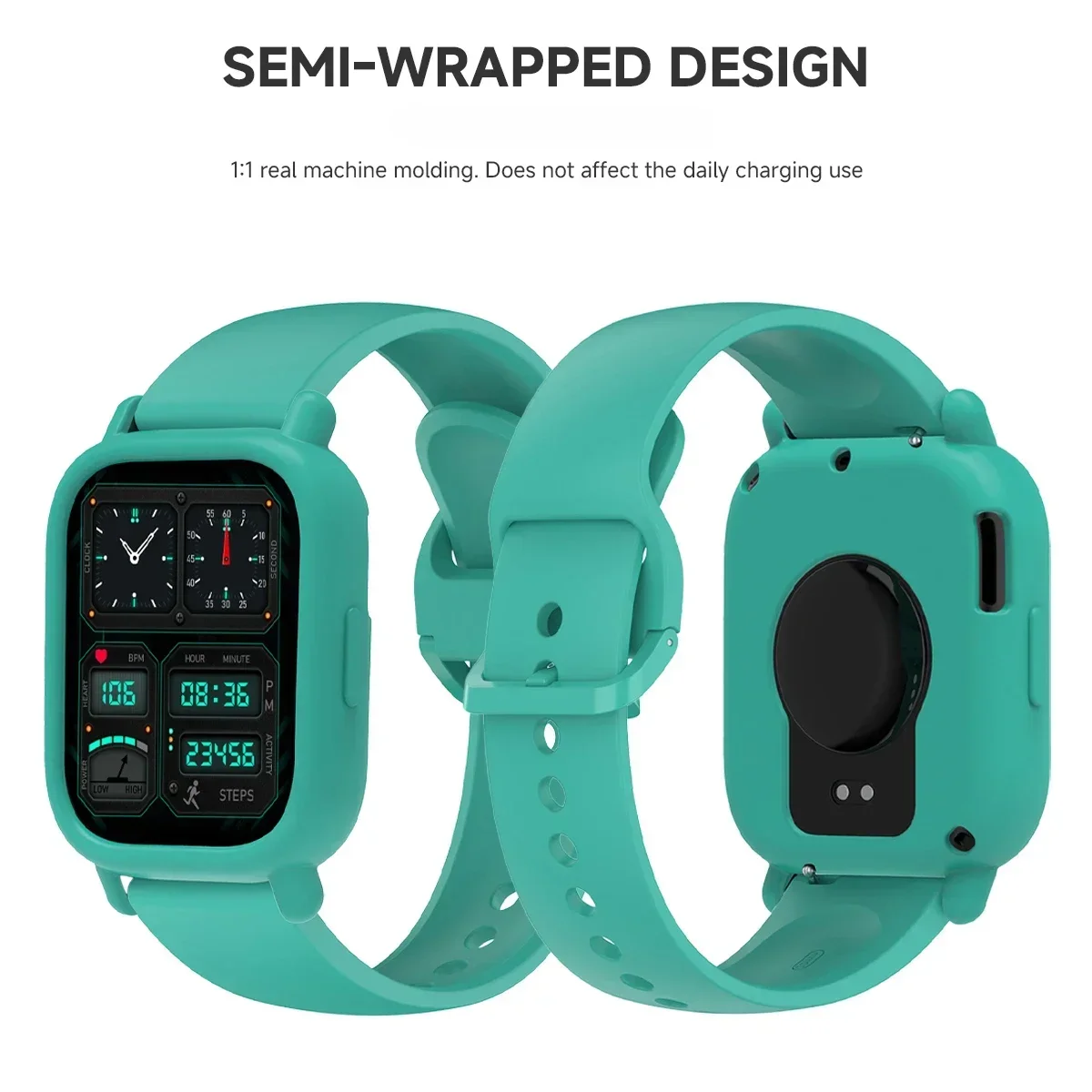 For Redmi Watch 5 Active Soft Silicone Cover Watch Decoration Hollow Protective Case Super Light For Redmi Watch 5 Active