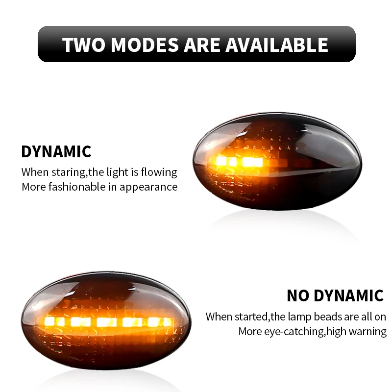 

2× for Subaru Liberty Forester 2000-2007 Impreza WRX STI GDA GDB - LED Flowing Side Marker Light Car Turn Signal Sequential Lamp