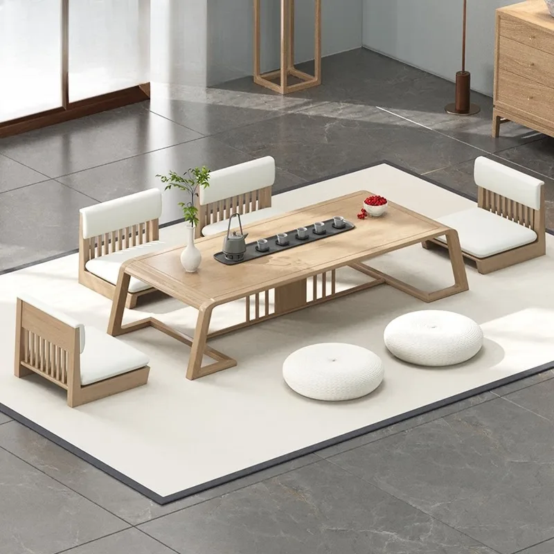 

Solid wood tatami tea table Japanese low table