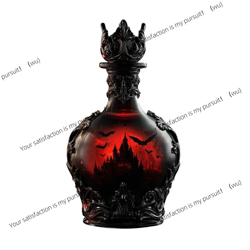 

Набор графинов для виски в готическом стиле алхимии — стеклянная бутылка в стиле солля для аптекарского ведьмы, декор бара, коллекционная витрина