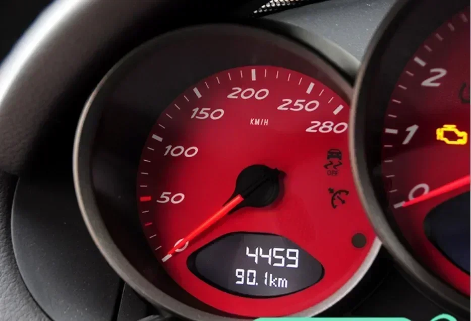 

Speedo DIALS Gauge Faceplate for Porsche 987.2a Cayman/Boxster Instrument Cluster Tacho Overlay 2006-2011
