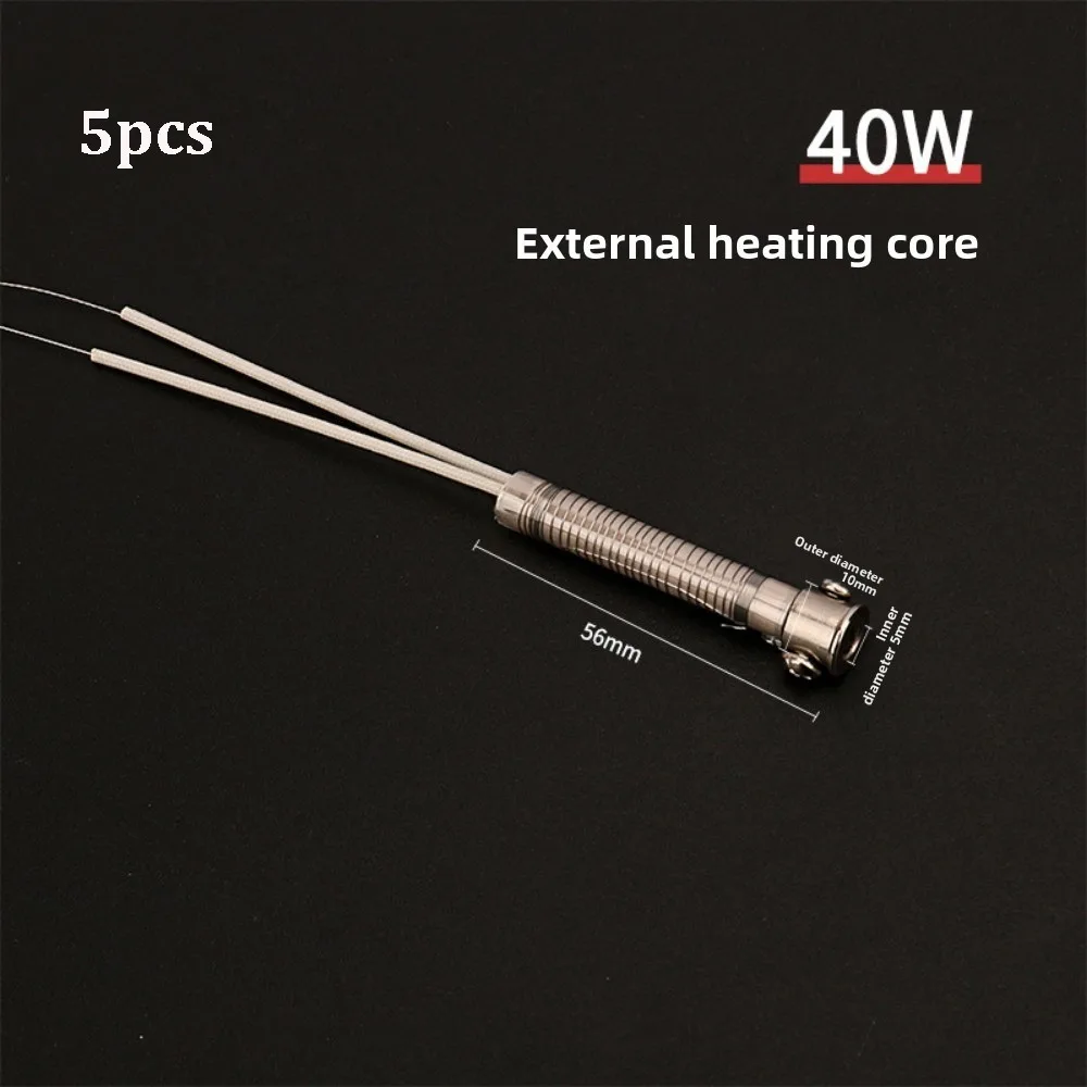 

1/5 шт. 220В Электрический паяльник с нагревательным элементом 30W/60W/80W/100W/150W, высокотемпературный, для металлообработки, сварочный инструмент