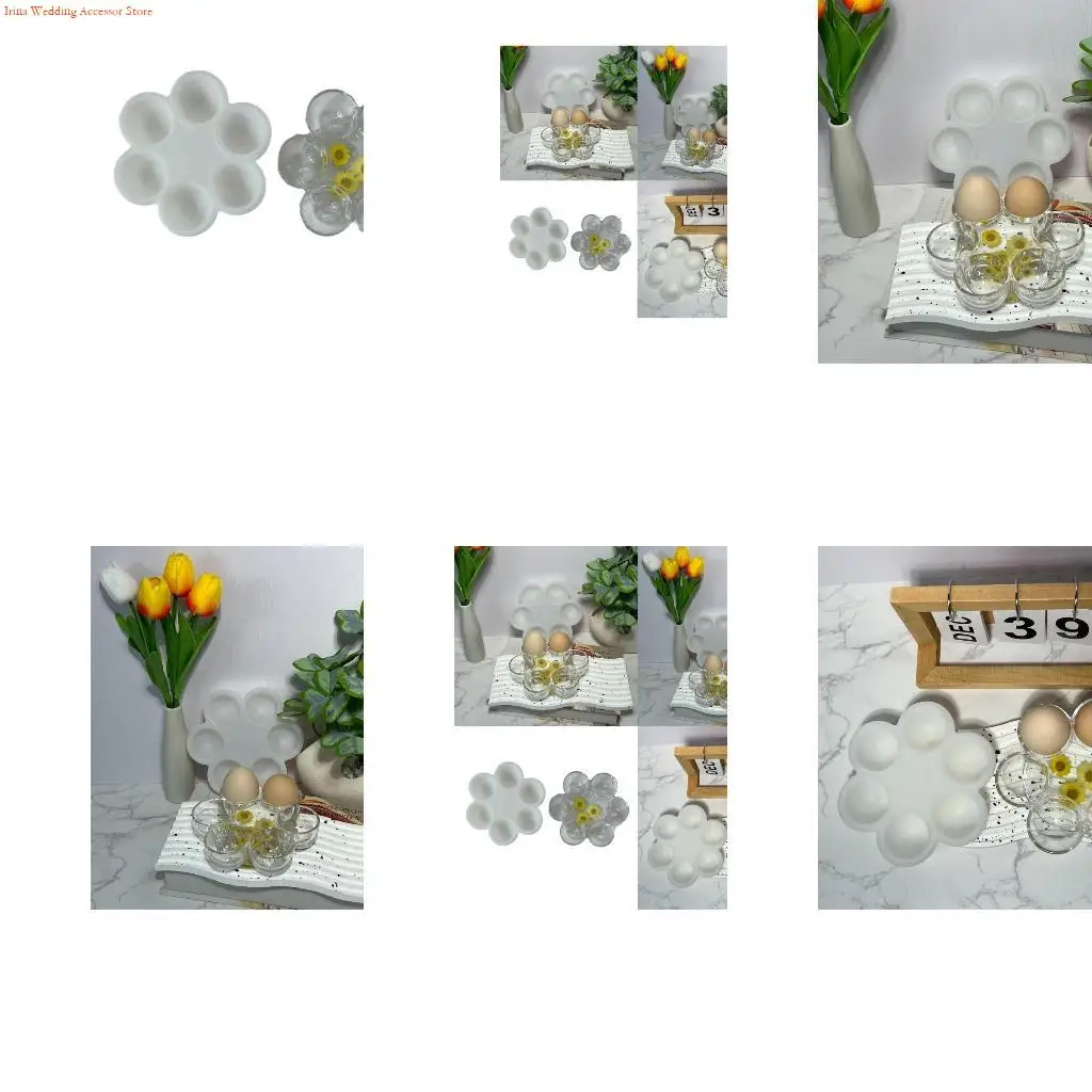 

G92D Functional Silicone Holder Mold DIY Jewelry Storage Moulds Eggs Holder Molds
