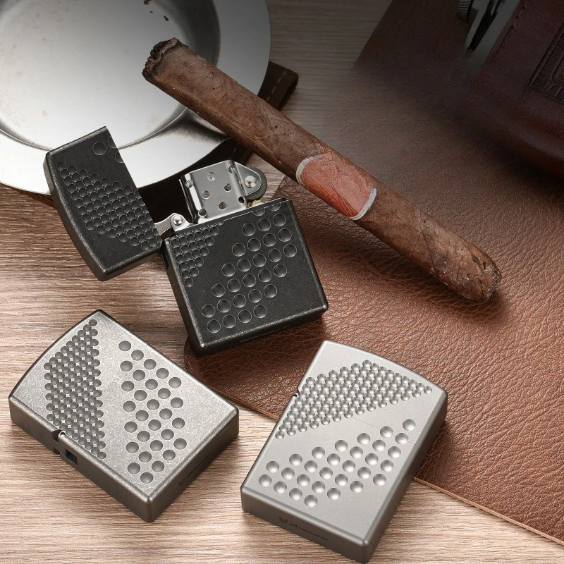 New High-end Fashionable Titanium Alloy Lighter with High Aesthetic Value Creative High-end Personalized Lighter Gift