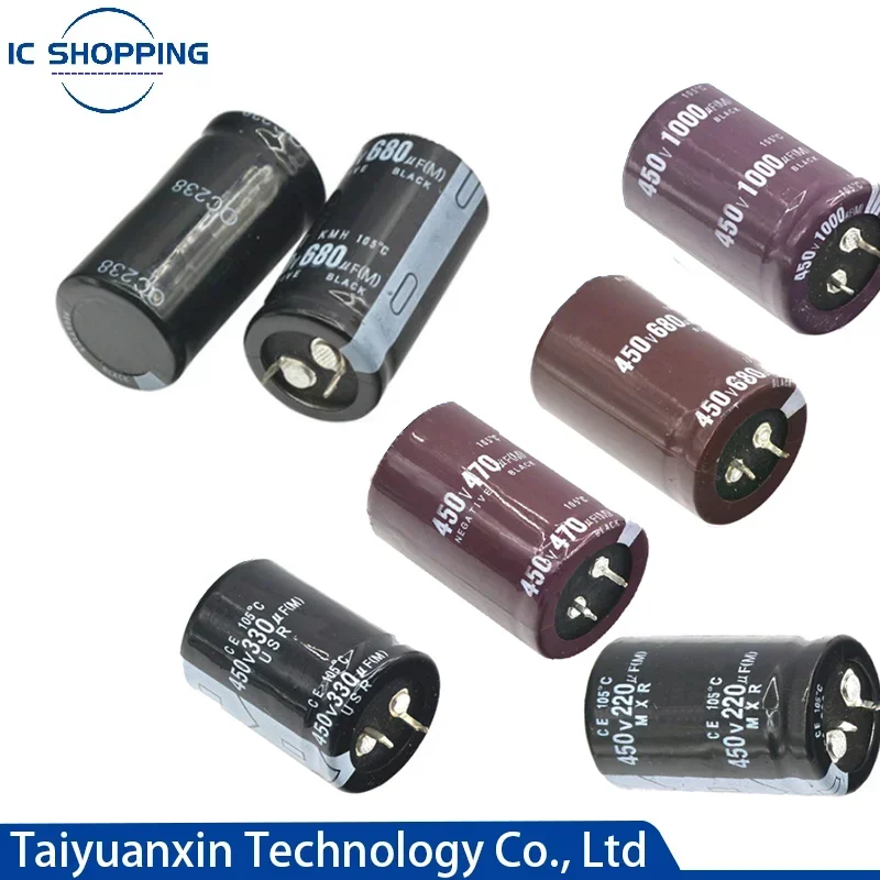 200V 250V 400V 450V Aluminum Electrolytic Capacitor 47 68 82 100 120 150 180 220 270 330 390 470 560 680 820 1000 2200 3300UF