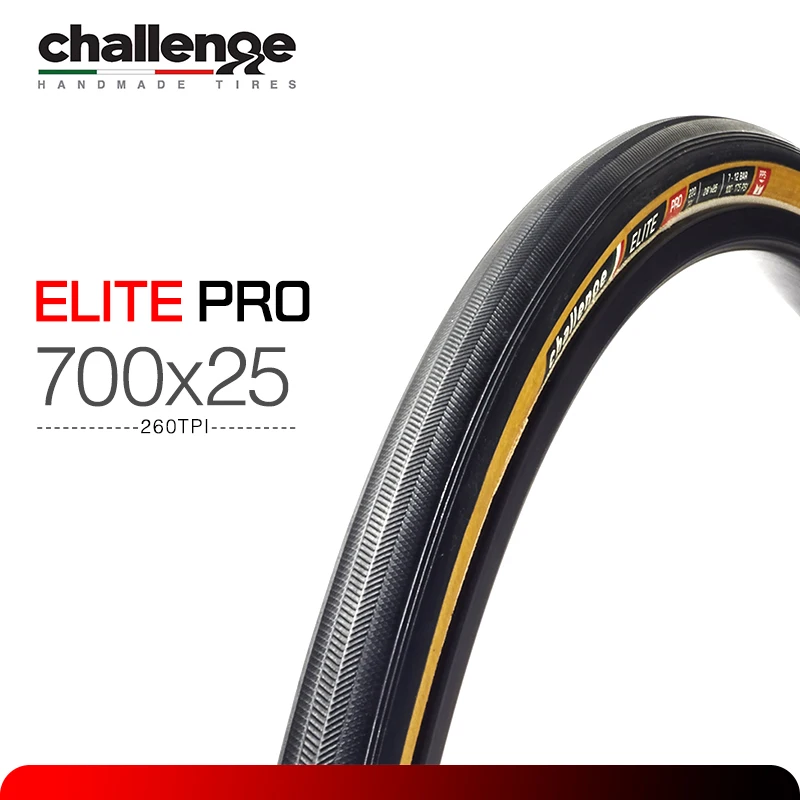 

Challenge Elite Road Bicycle tire 700x25C 260TPI Made in Italy 700C Cycing Bike Tyre Bicicleta pneu different to Vittoria Corsa