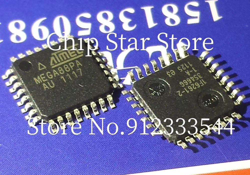 

5-100pcs ATMEGA8A-AU ATMEGA8A TQFP32 8Bit MCU AVR ATmega Family ATmega88 Series Microcontrollers 100%New And Original