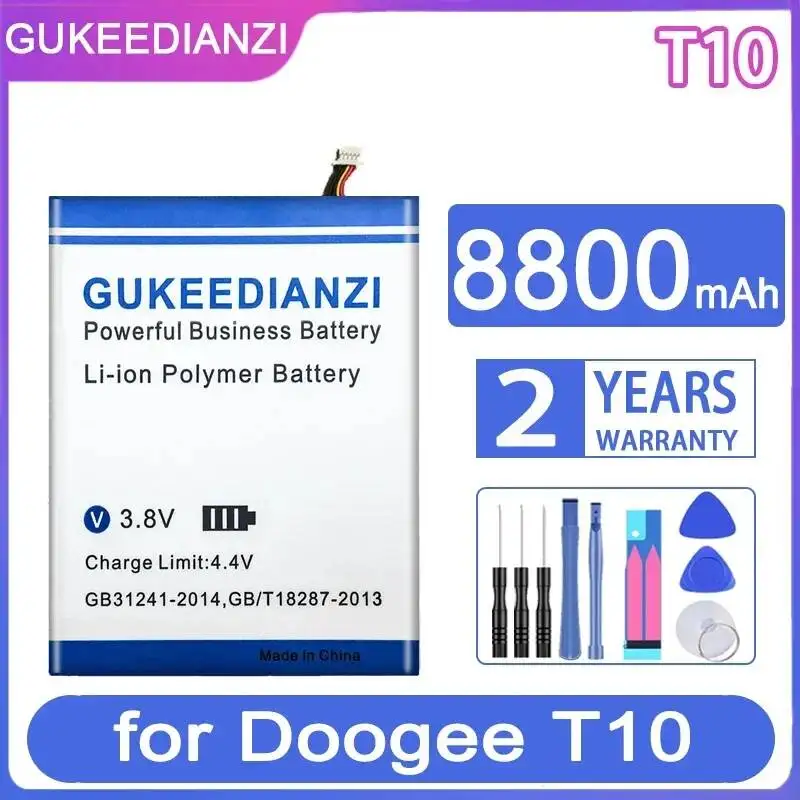 

Tablet Battery 8800mah For Doogee T10 32108145 Safe High Performance