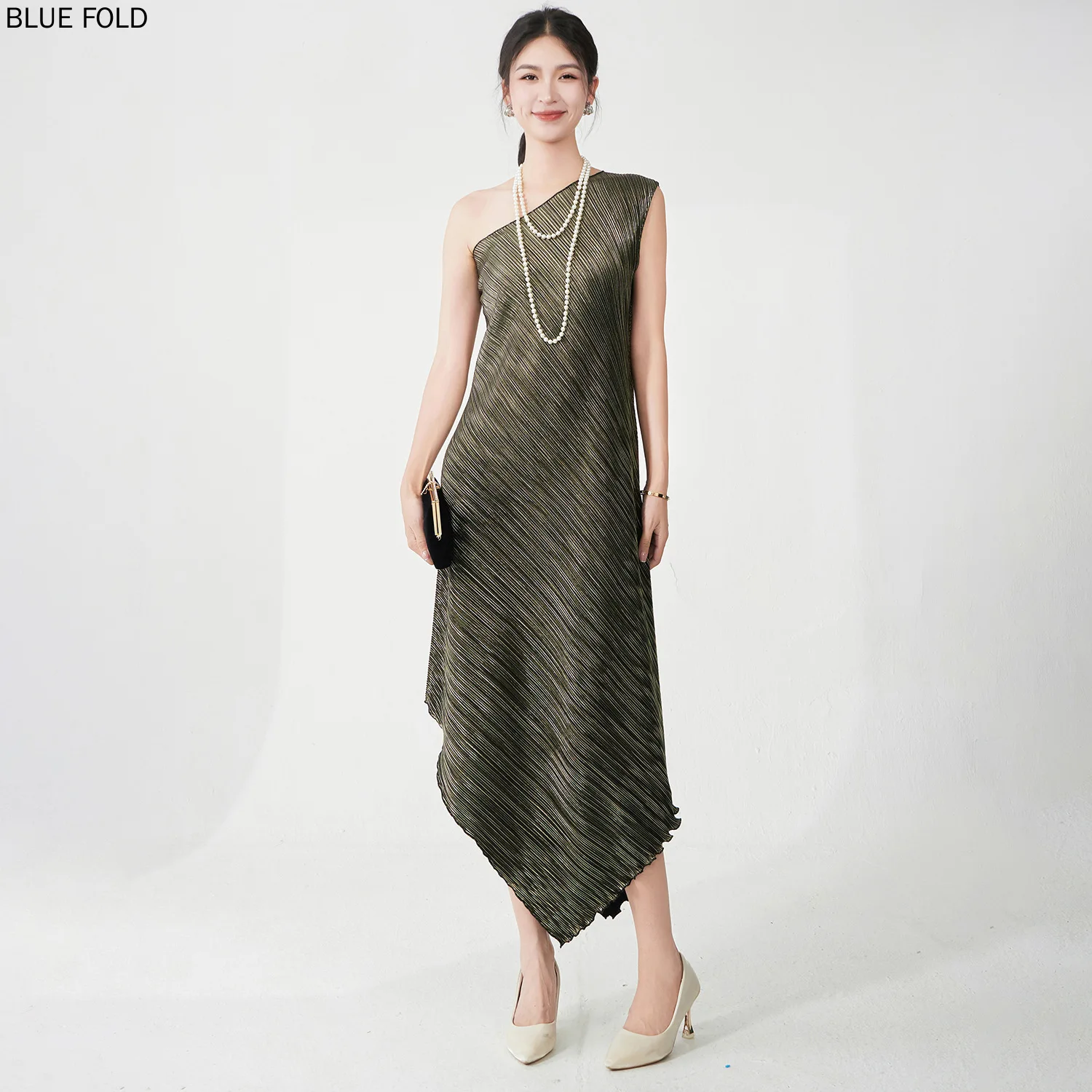 Европейское и американское платье Мияке, легкое роскошное высококачественное модное нерегулярное элегантное платье свободного кроя, платье PLEATS Vestido