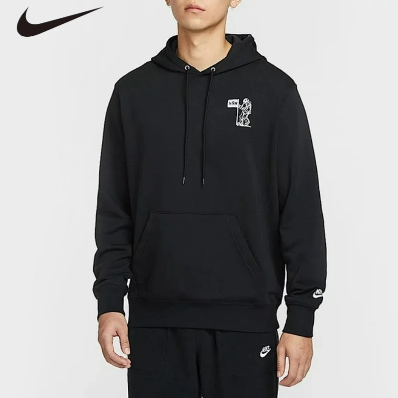 nike-men's-clothing-fashionable-and-comfortable-versatile-classic-casual-sports-hooded-sweater-hq8595-010
