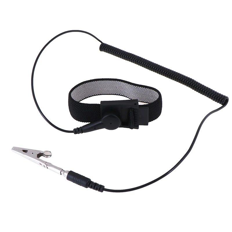 قطعة واحدة من حزام esd قابل للتعديل ومضاد للكهرباء الساكنة، أداة سوار التأريض المضاد للكهرباء الساكنة