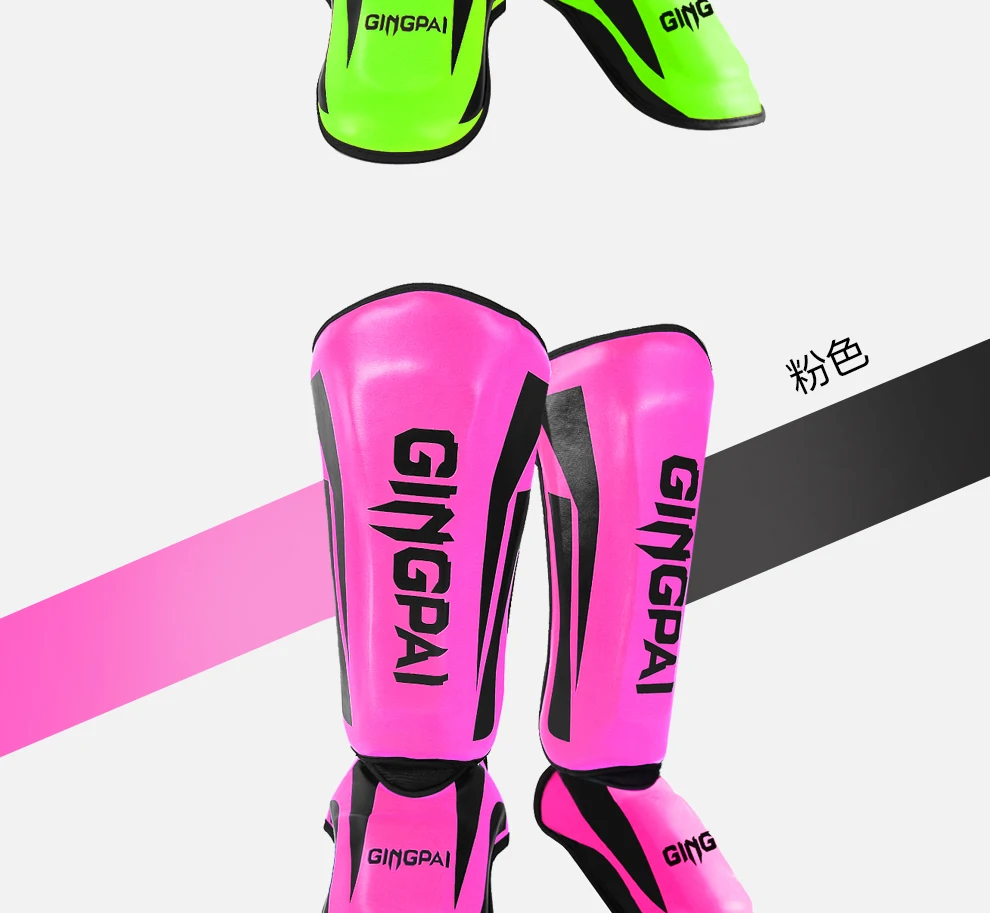 Jugend/Erwachsene Kinder mma Boxen Schienbeinsc honer Spann Kickboxen Knöchel unterstützung Ausrüstung Karate Protektoren Sanda Muay Thai Leggings Deo – Detail 11