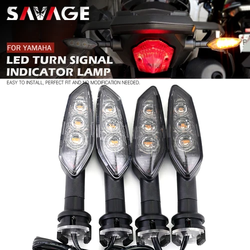 Imagen 1 del producto Luz LED de intermitente para YAMAHA FZ 16 250 FZS 150 FZ1 FZ8 Tenere 700 XSR Tracer 900/GT accesorios de motocicleta indicador intermitente