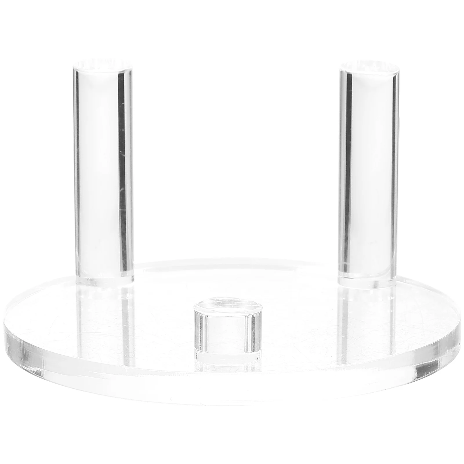 

Acrylic Jewelry Display Stand 11x11cm Clear Organizer for Necklace Pedestal Stand Home Storage