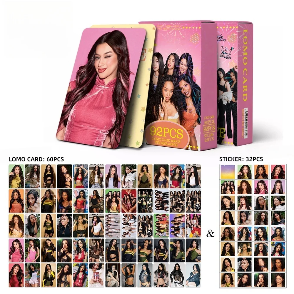 55/92Pcs cross-border girl group Idol KAT-SEYE Album Lomo Cards LARA DANIELA Photocards Stickers MANON MEGAN YOONCHAE Fans Gift image 5