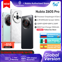 Nubia Z60S Pro Global Version 5G Smartphone Snapdragon 8 Gen 2 MyOS 14.0 120Hz 6.78-inch AMOLED Screen 50M+50M+8M 5100mAh NFC