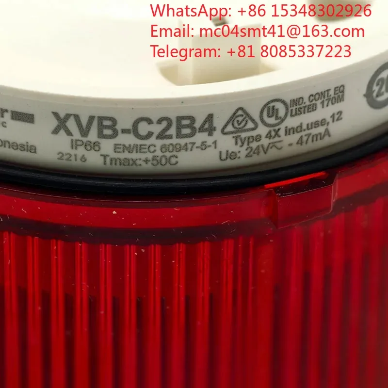 Industrial Tower Light Module XVB‑C2B4 Red, Signal Prompt Accessory For Workshop Equipment Status Indication And System