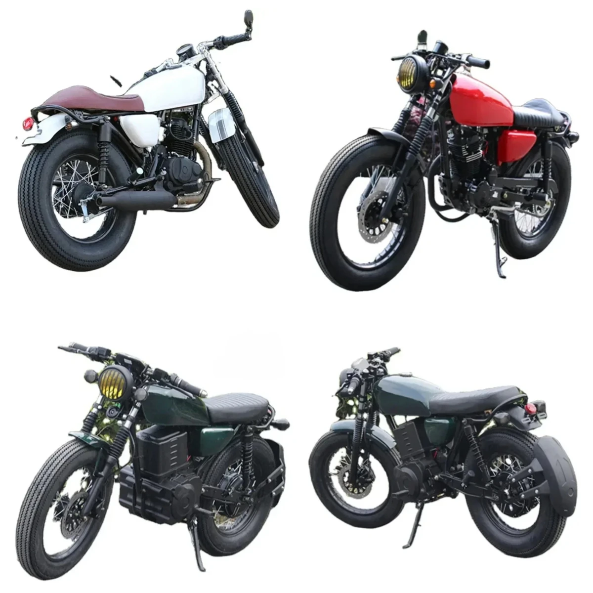 

STLF MotorcycleRetro Classic 2 person vintage lithium battery electric motorcycle racing motorbike for adult electric sports m