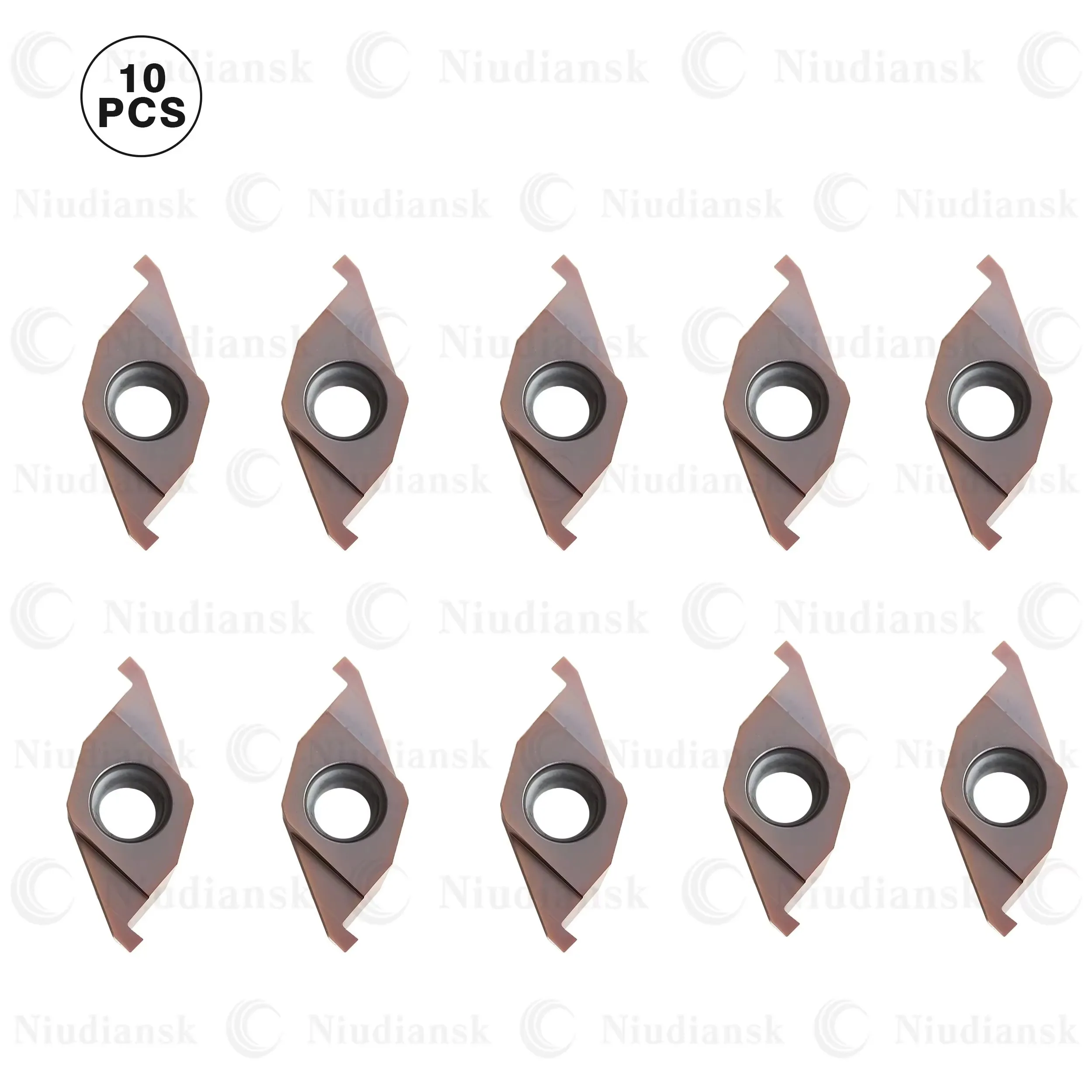 DESKAR Numerical Control Lathe Slotting Tools FC1604R100-1.0/150-1.5/200-2.0/250-2.5 LF6018 For Stainless Steel Grooving Blades