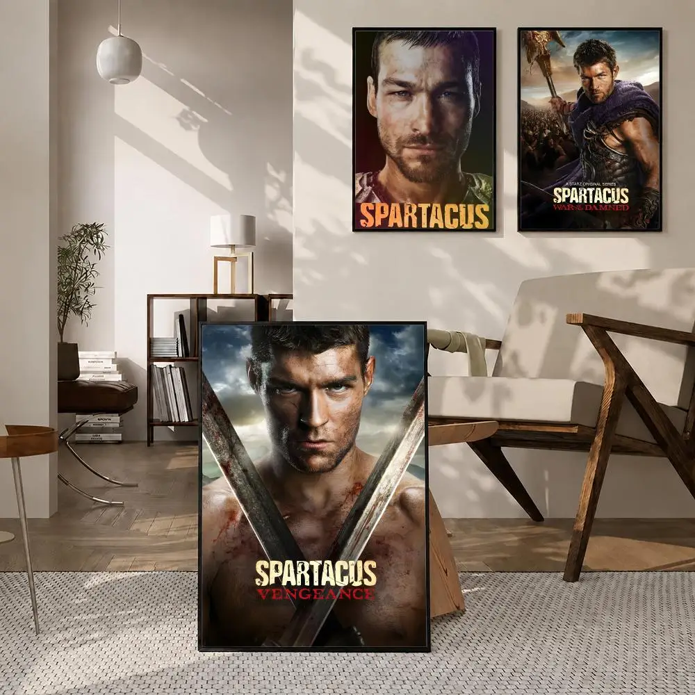 TVSeries Spartacus Poster High-definition  stickers, suitable for bedroom, living room, home decoration