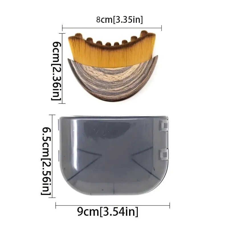 Tragbare Gesichtsbürste mit weichen Borsten, konturierte Lymphmassage, Multifunktions-Gesichtsformungswerkzeug, sanfte Peeling-Bürste