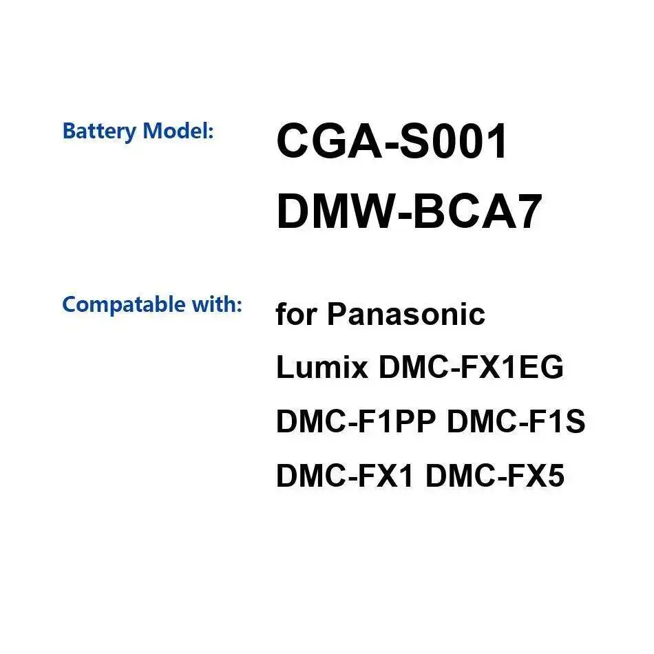 Camera Battery For …