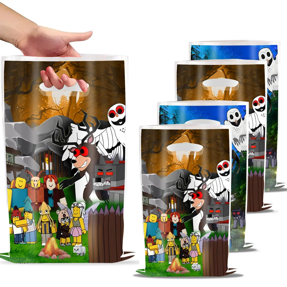ROBLOX 99 ليال في الغابة حفلة عيد ميلاد ديكور أدوات المائدة لوحة حقيبة بالون كعكة توبر خلفية لعبة أطفال مجموعة لوازم الحفلات