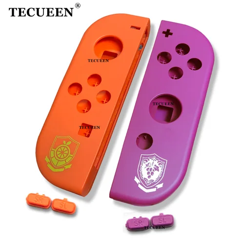 Carcasa de repuesto para PM Scarlet Violet Edition, para Nintendo Switch OLED Joy-Con, reparación de piezas DIY, accesorios de carcasa