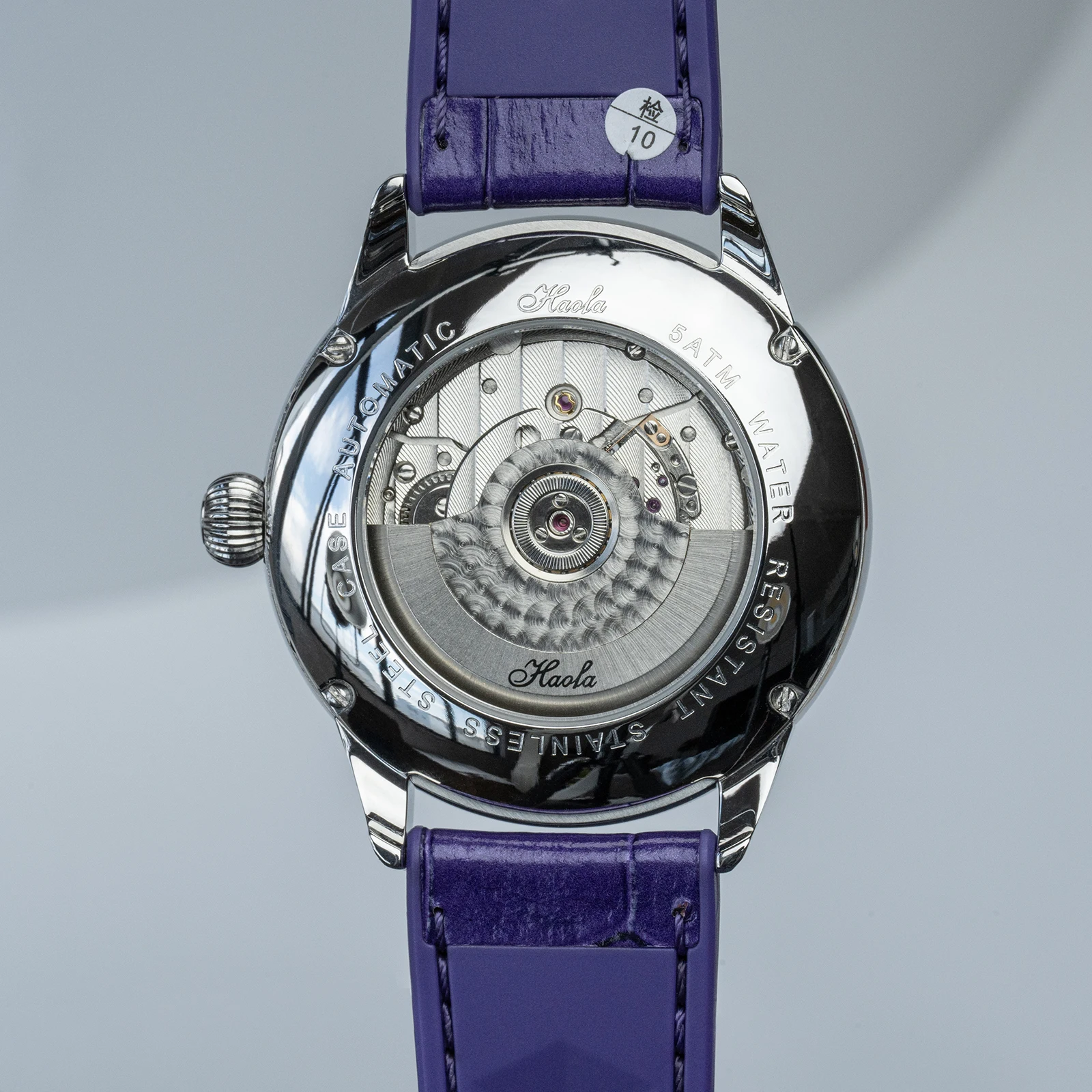 Haofa Automatic Watches for Men Space UFO Dial World Time 3D Northern Southern Hemispheres Casual Unique Mechanical Watch 2318