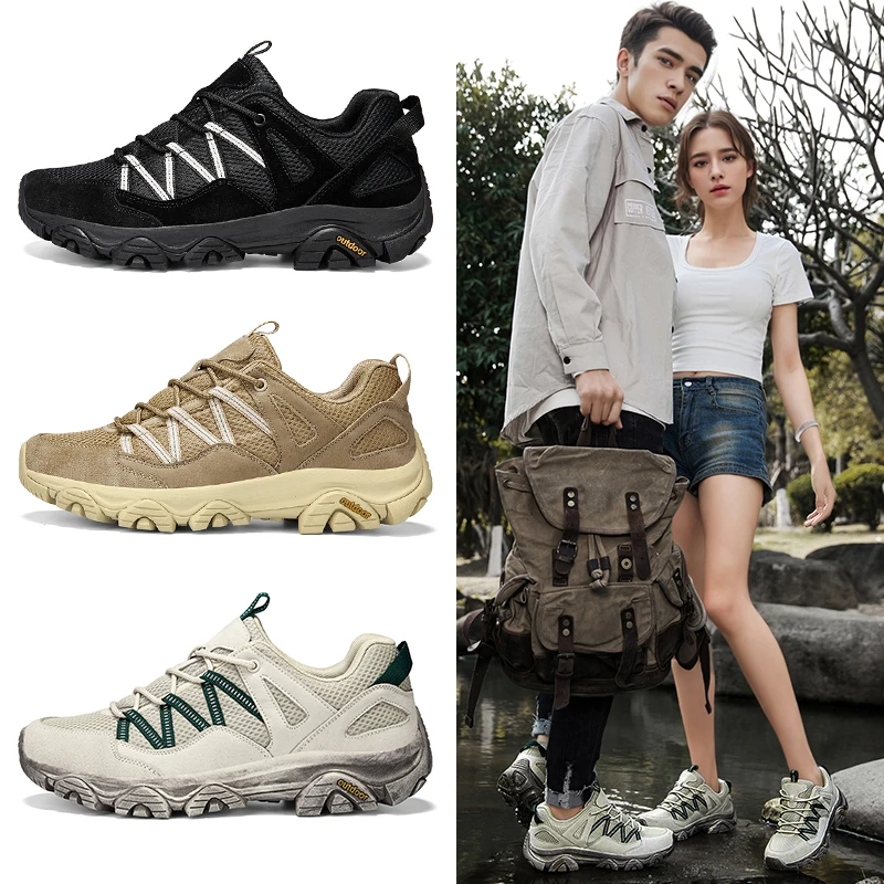 

Unisex Breathable Outdoor Hiking Shoes Mountain Climbing Sports Hunting Trekking Sneakers Camping Tourism Trail Running Shoes