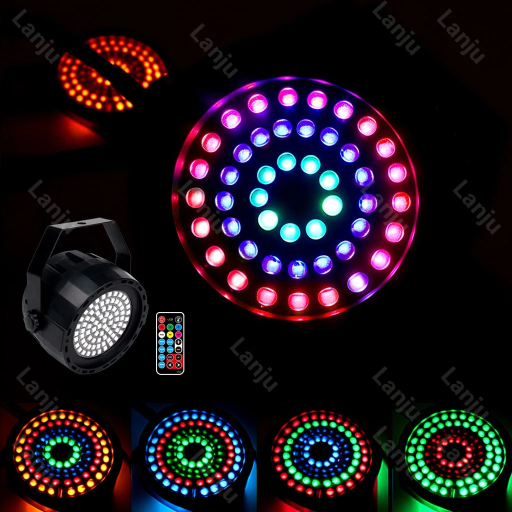 

78 Beads LED par light RGBW pattern flash dyeing wall wash lights DJ disco wedding family party audience stage effect lighting
