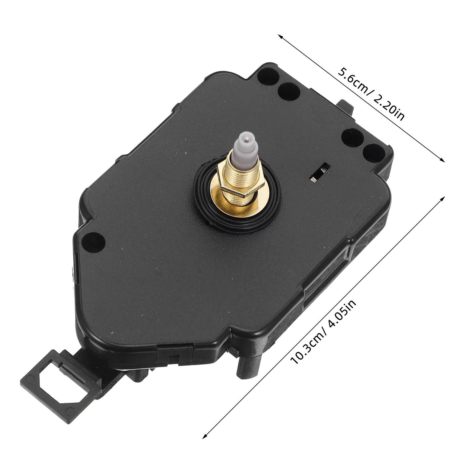 Silent Pendulum Clock Movement with Extended Swing Design 23.5mm Shaft for Wall Clocks Quiet Operation Bedroom Office Use DIY