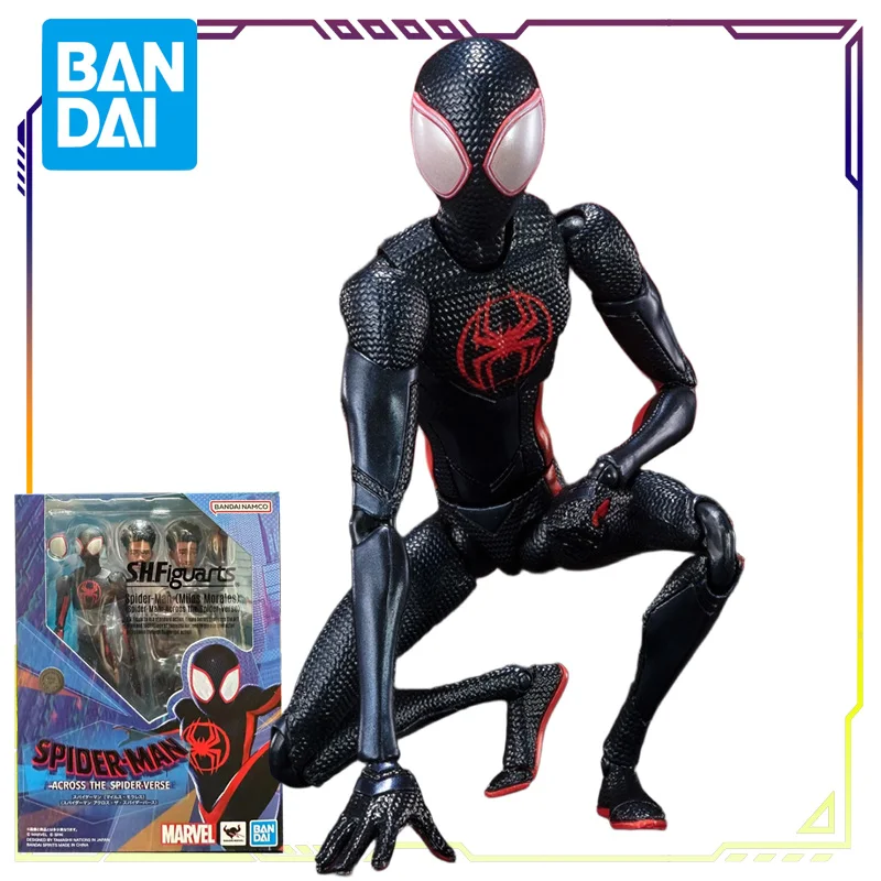 반다이 Osoriginal S.H. Figuarts Peter B Parker & Medea Parker 스파이더 맨: Crossverse 애니메이션 액션 피규어 모델 장난감 소년을위한 선물