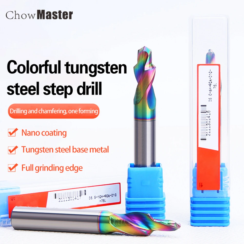

Countersink Step Chamfer Drill, Steel Step Drill, Two-stage Step Drill, Suitable For M3-12M Hand Tools, Power Tool Accessories