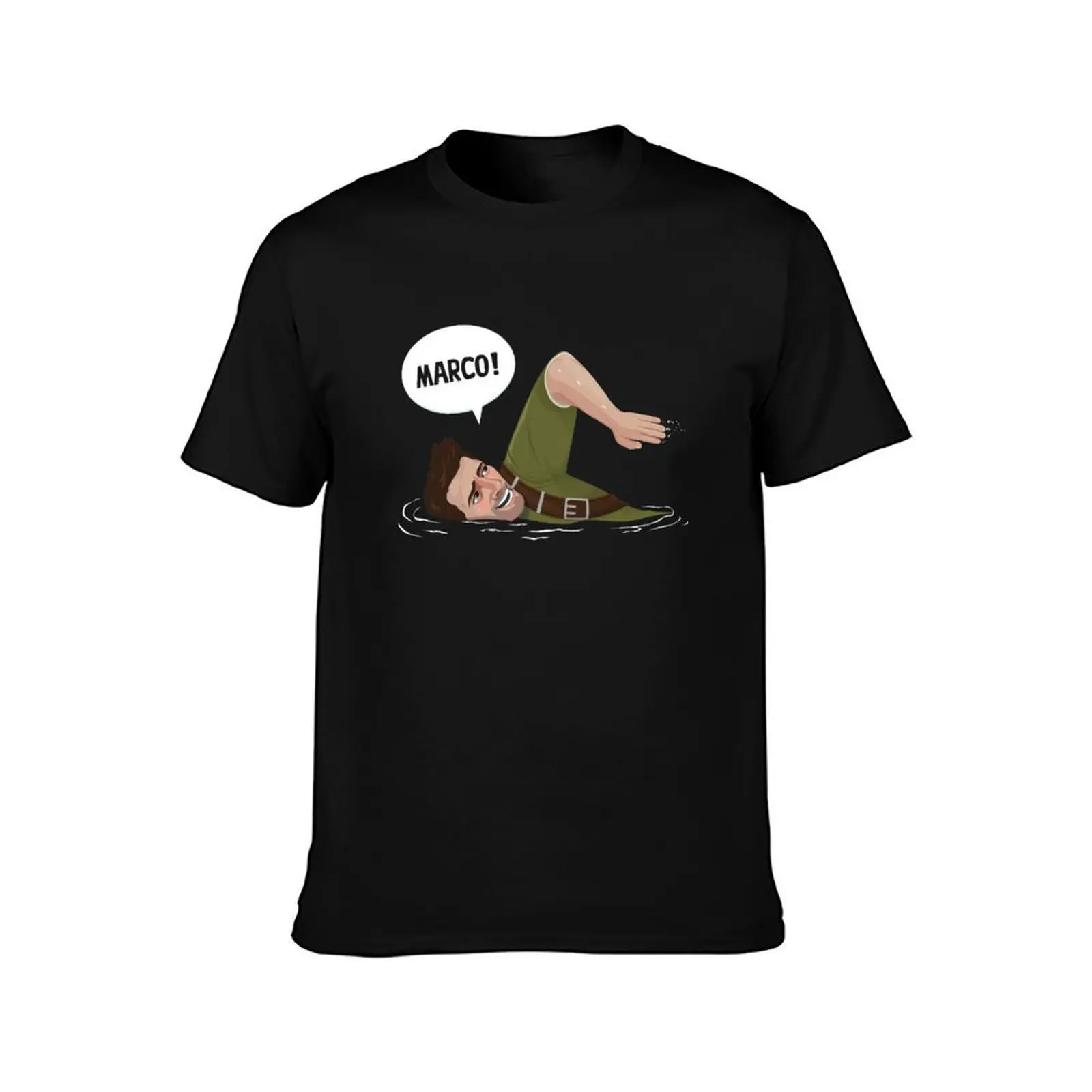 Marco Polo (Nathan Drake from Uncharted) T-Shirt Large Size Casual Tee Shirt T-Shirt
