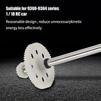 B27B PX 9300-05 Metal Main Axie Drive Shaft With Gears Bearing 1/18 Spare Parts RC Parts