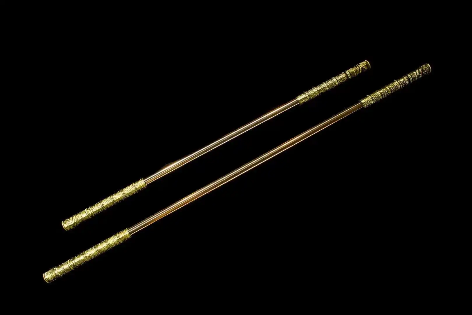 Golden Hoop Stick,Monkey King Weapon,Chinese Traditional Kungfu Battle Sword,Hhigh Chromium Steel,Unhardened