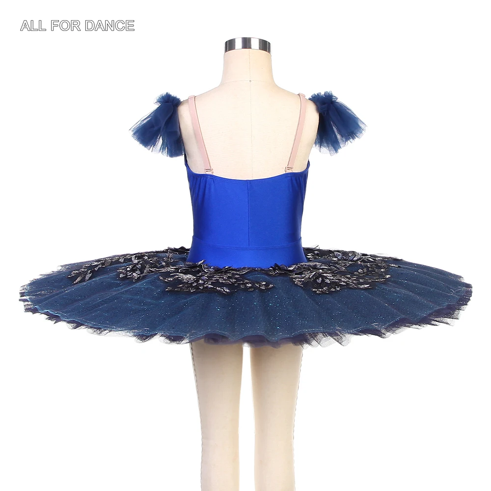 BLL523 Royal Blue Top Bodice Navy Blue Tulle Ballet Tutu Girl & Women Stage Performance Ballet Costume Competition Ballet Tutu