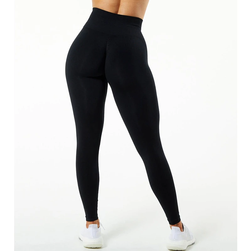 Amplify Fitness Running Yoga Pants Seamless Push Up Leggins Scrunch Bum Leggings High Waist Gym Sports Workout Tights Women