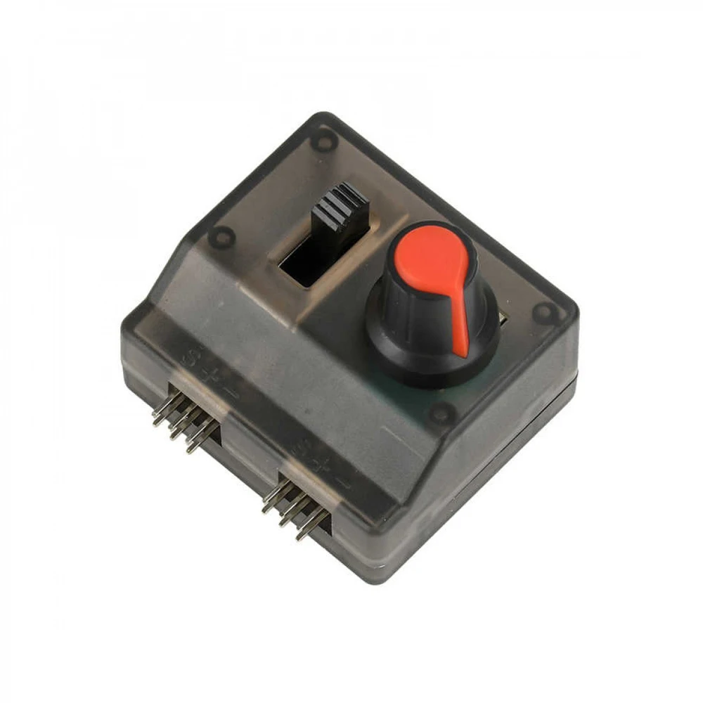 Dual Channel PWM Signal Simulator Airplane Model Motor DC5-8.4V Steering Gear Motor Tester ESC Tester with Indicator Light