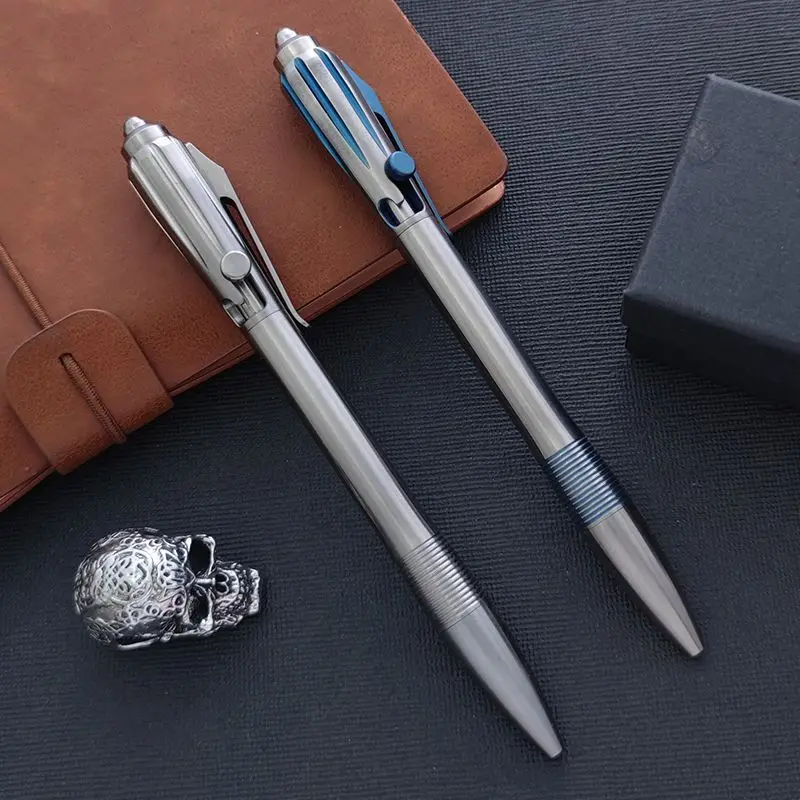 

Outdoor Portable EDC Titanium Alloy Little Wolf Hammer Tactical Pen Car Emergency Window Breaking Tool