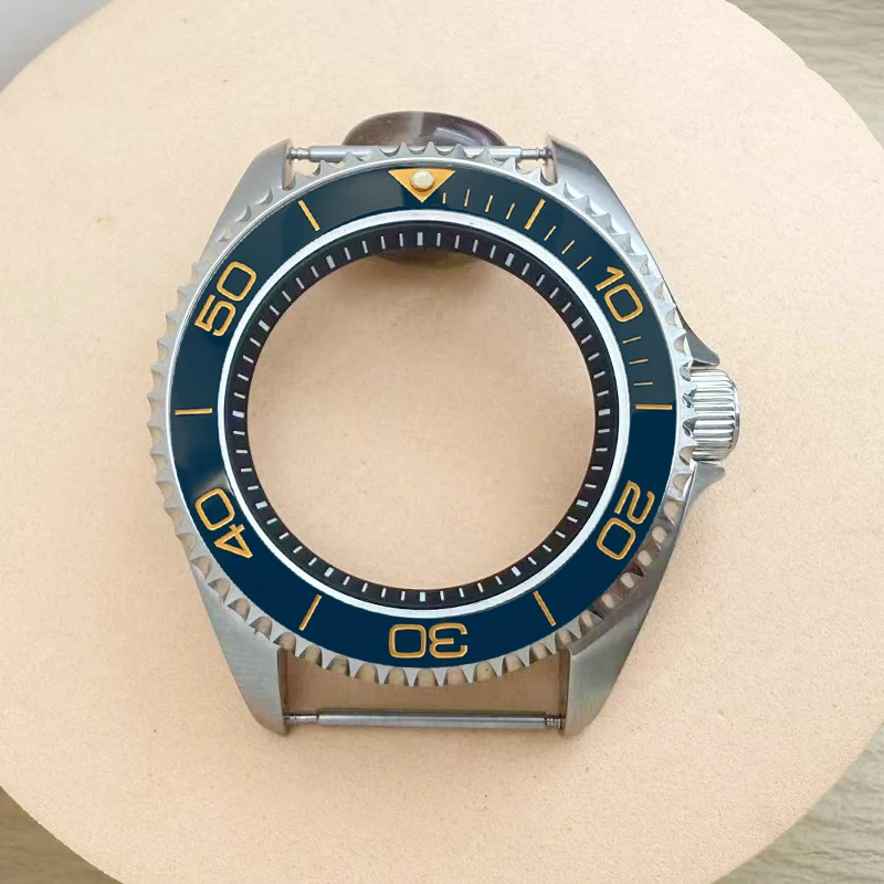 

Mod 42mm Watch Case Dome Sapphire Glass Fits NH35 NH36 4R35 7S26 Movement 28.5mm Dial With Bezel Insert Men Watch Cases Refit