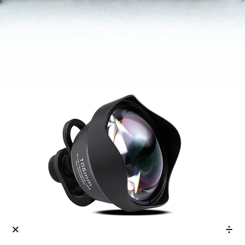 Portrait close-up telephoto 105mm mobile phone universal external lens large aperture professional SLR level