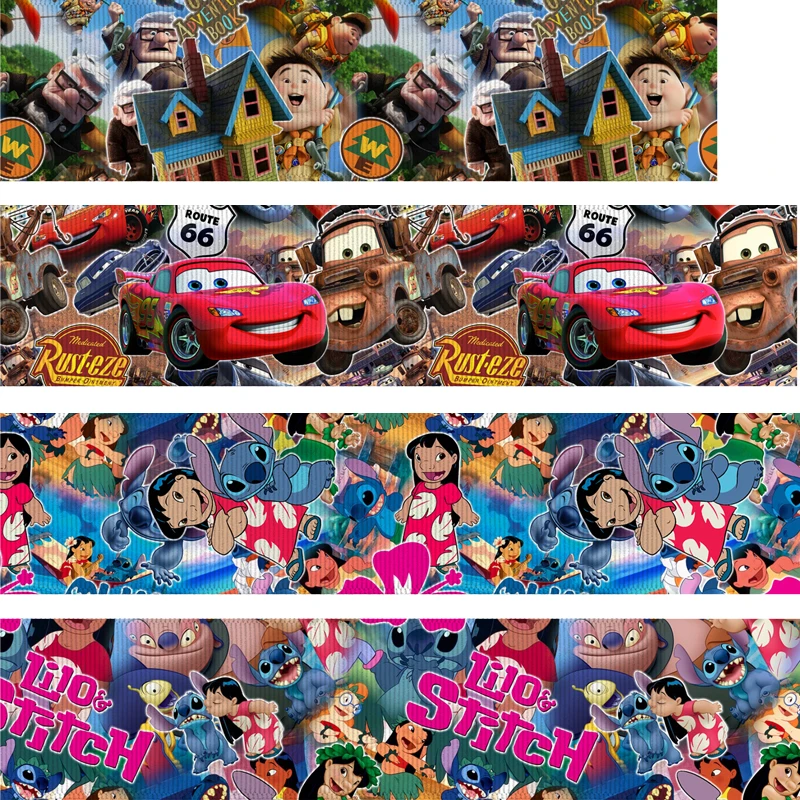 Cartoon character 7/8inch 1inch 1.5inch 2inch 3inch printed grosgrain ribbon Sewing Bow-knot Crafts material R4590