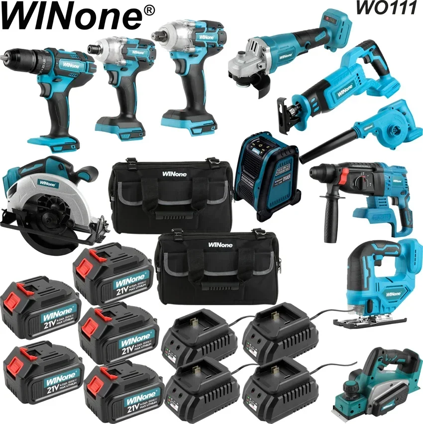 

11 шт., бесщеточная Ударная дрель ryobi, Ач, 20 в, 18 в