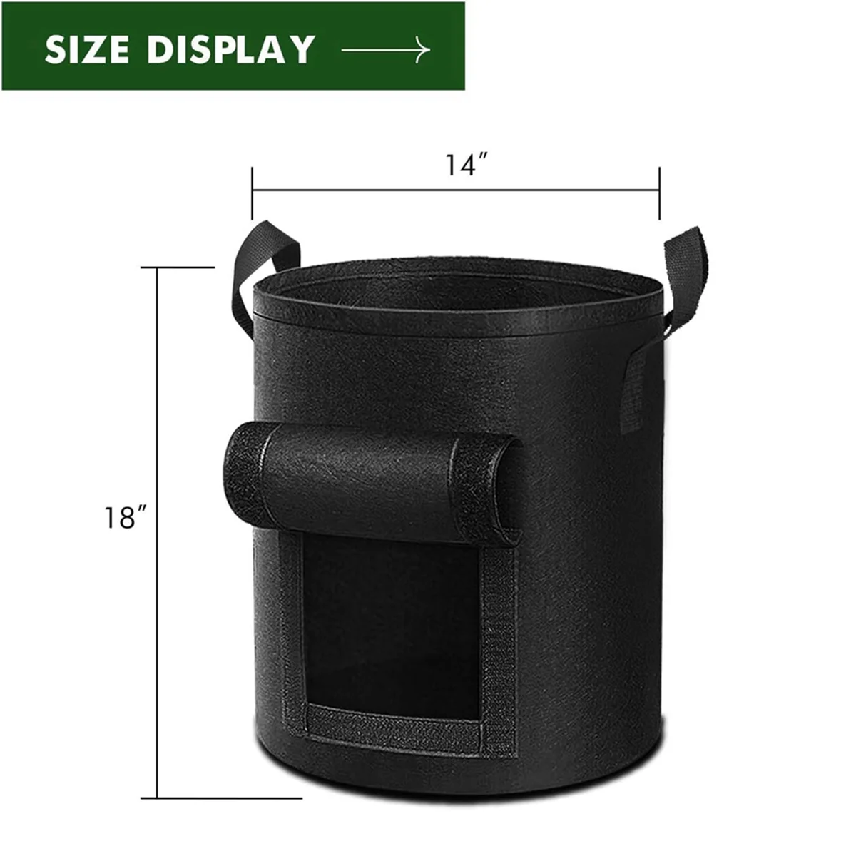 EULM 2-местные мешки для посадки картофеля, садовые мешки для посадки с усиленными ручками, утолщенные нетканые горшки