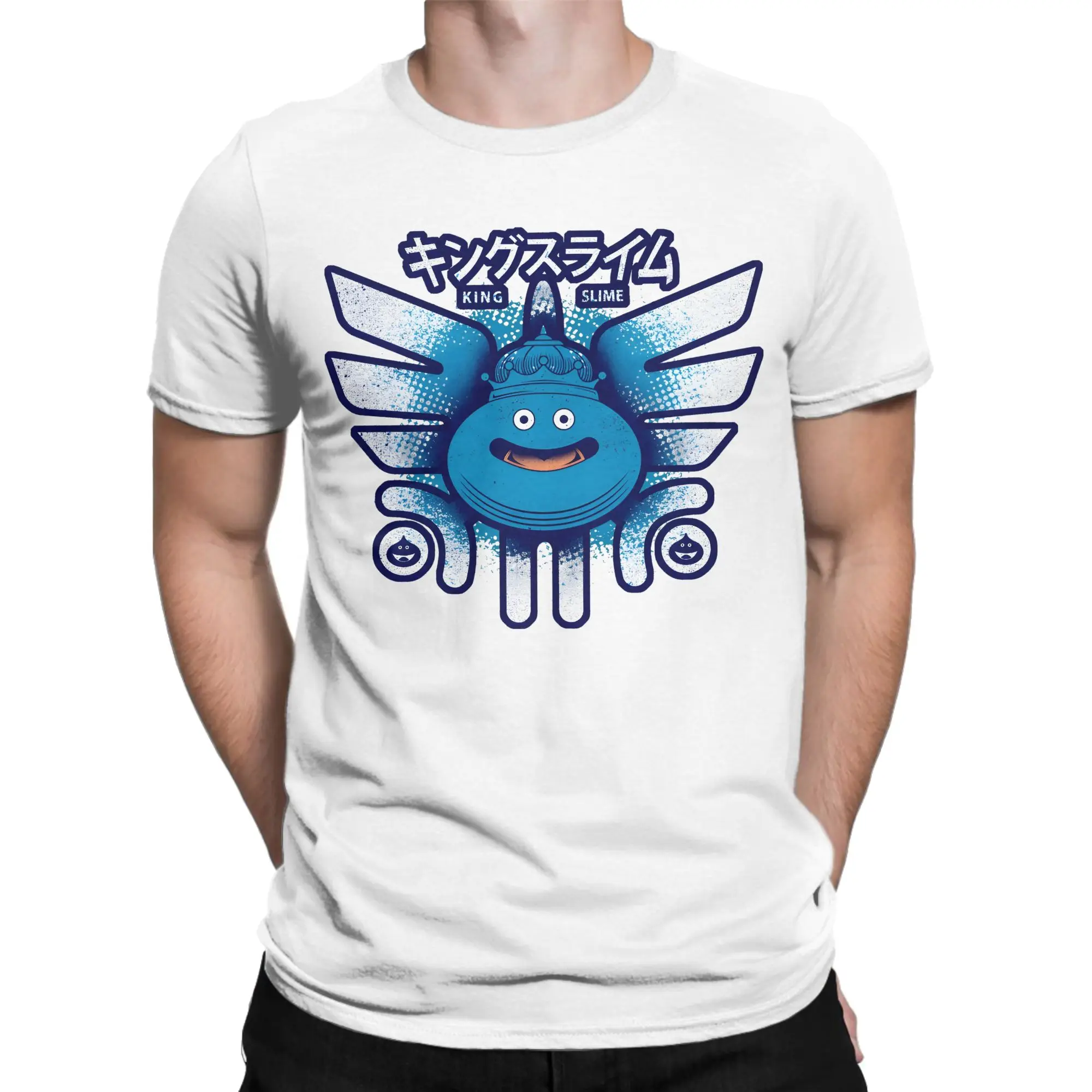Dragon Quest slime Tee Shirt for Men Women Graphic Printing T Shirts  Cotton Clothes