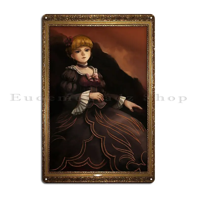 Umineko When They Cry Beatrice Portrait Metal Plaque Printing Party Cinema Custom Wall Decor Tin Sign Poster