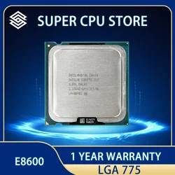 Intel Core 2 Duo E8600 CPU Processor 6M 65W 3.3 GHz Dual-Core  1333 LGA 775